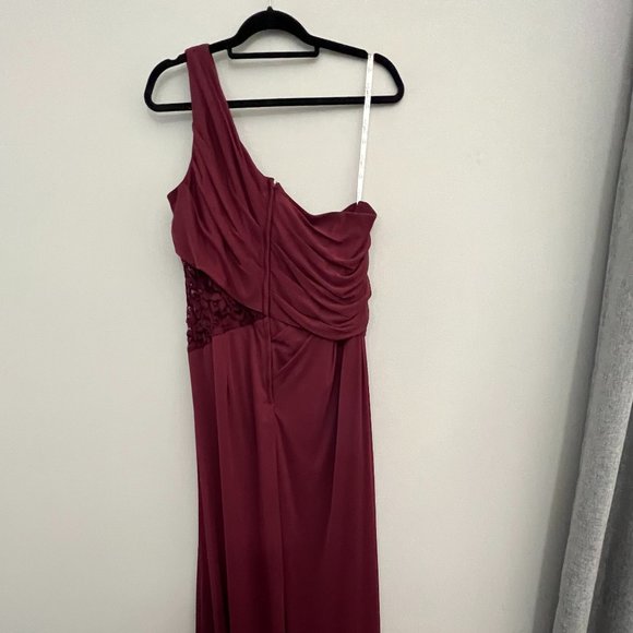 David's Bridal Bridemaid Dress - Burgundy - Size 20 - NWT - DB Studios - Picture 1 of 6